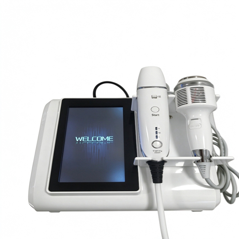 RF -HIFU and cold hammer microneedle 2 in 1 machine